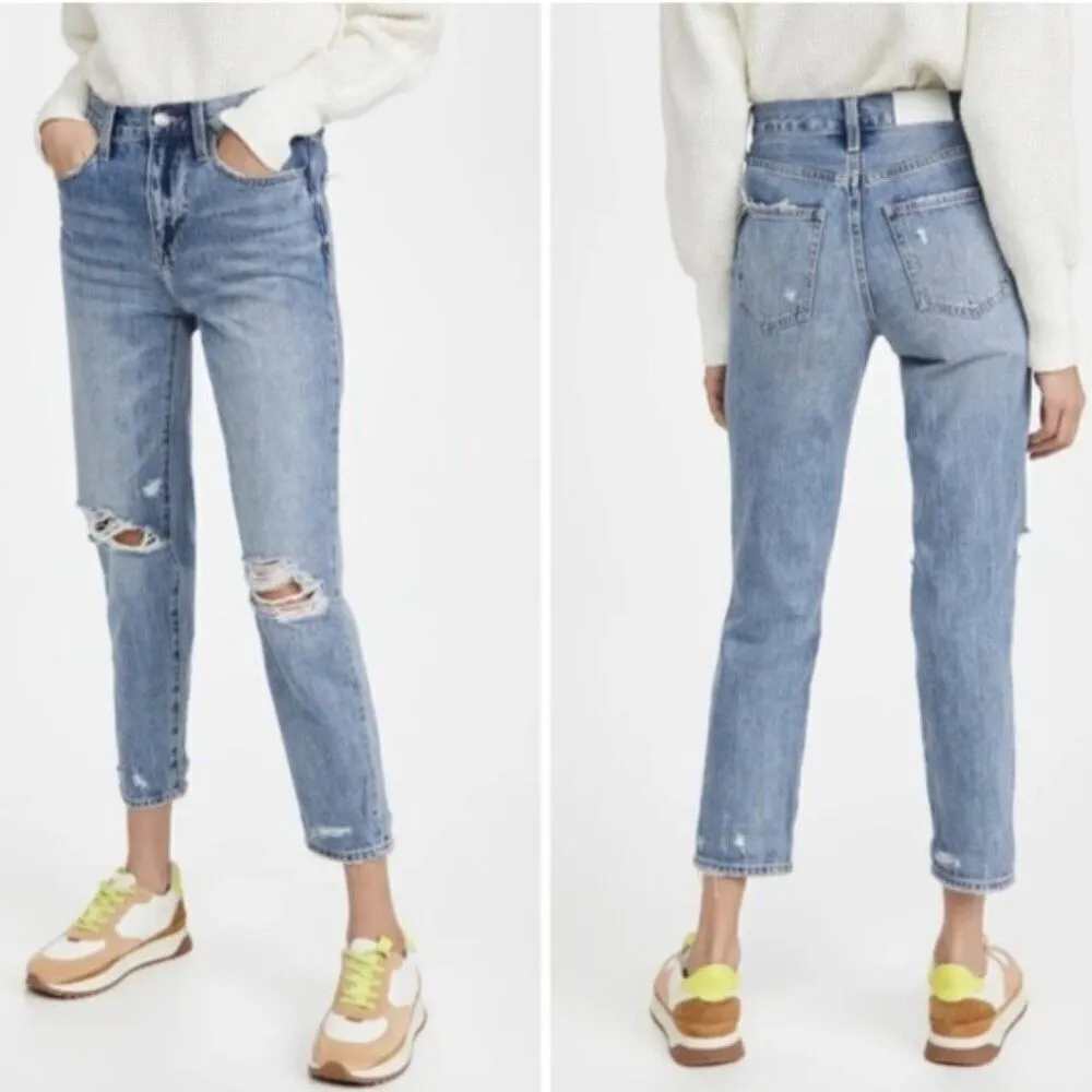 Pistola Presley high rise distressed straight legājeans 27 - Image 2