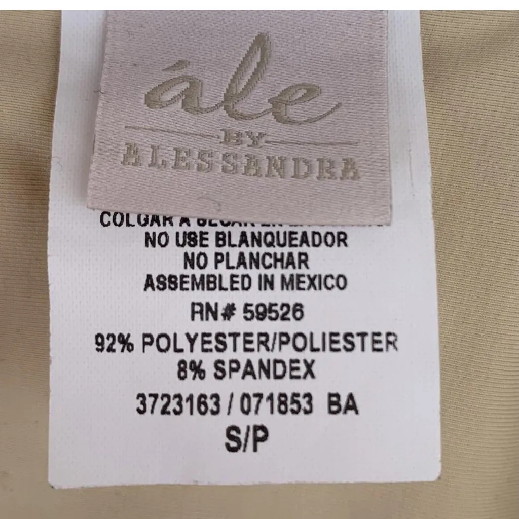 Ale by Alessandra Crochet Halter Bikini Top Only Tie Dye Mother Earth Small NWT - Image 6