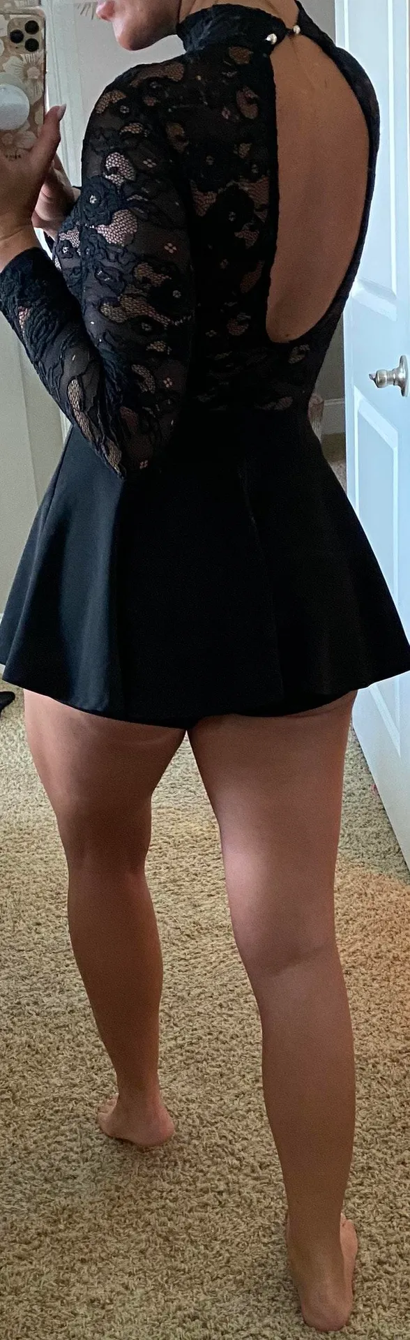 Black Lace Romper - Image 5