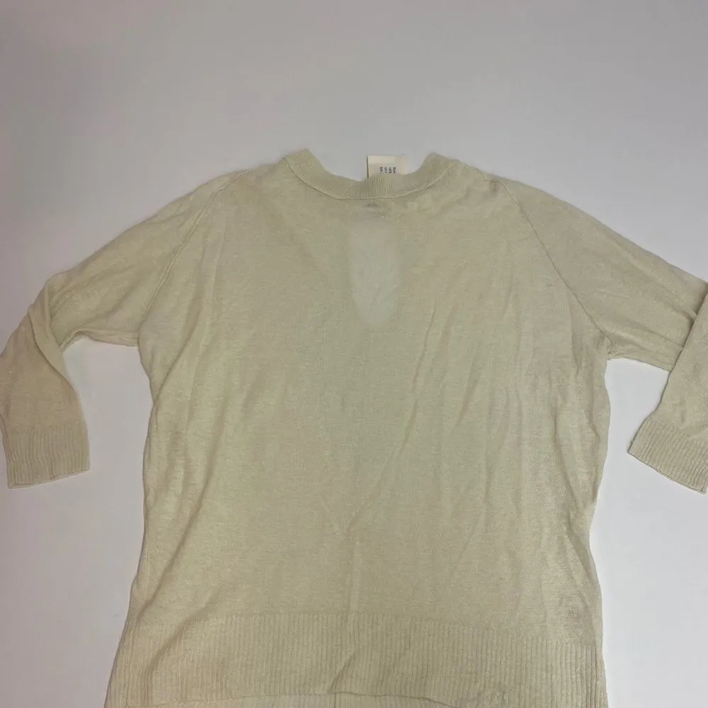 NWT Inhabit linen top with back cutout C31 Size L - Image 8