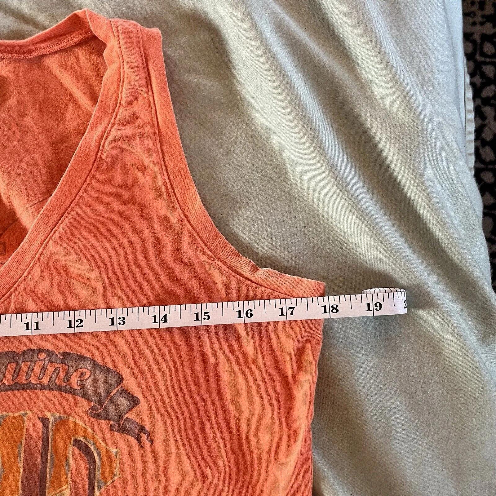 Harley Davidson Motorcycles Orange Orlando Florida Tank Top Size Large - Image 2