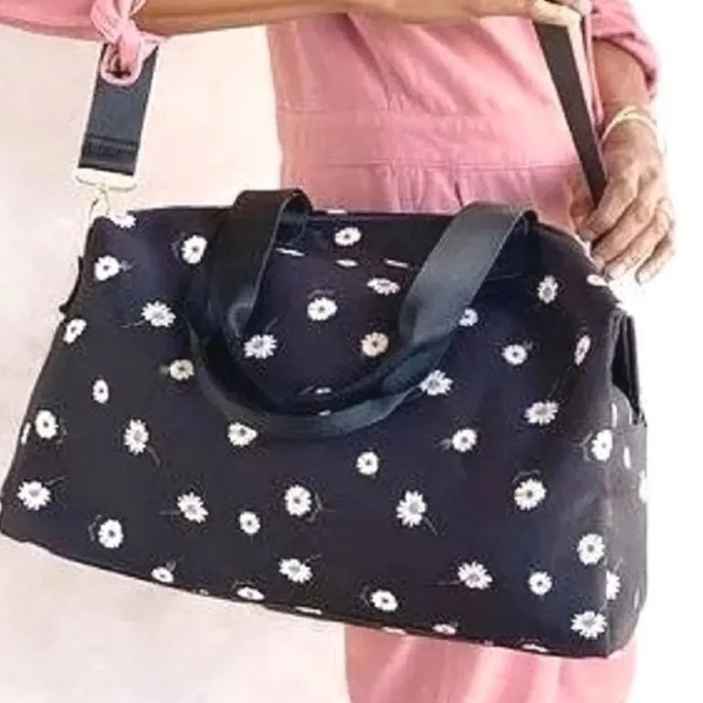 Alice + Olivia Black Floral Tote Bag - Image 2