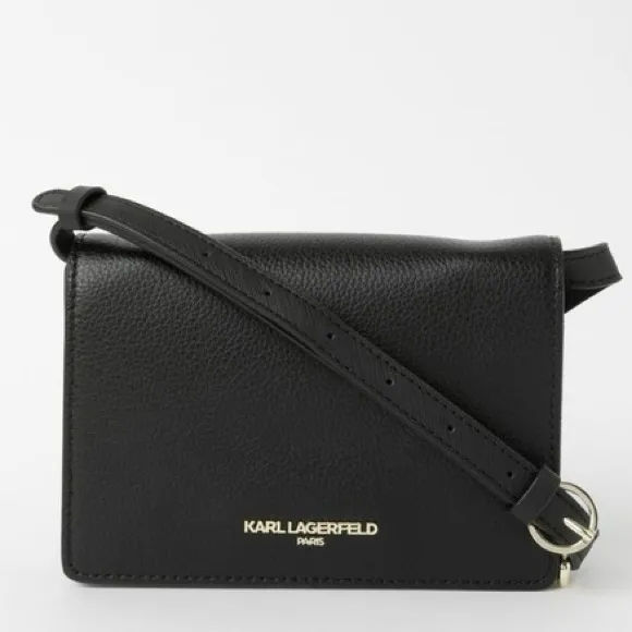 🖤KARL LAGERFELD PARIS
Lourdes Mini Leather Crossbody
🚫No Charm Chain Accessory - Image 2