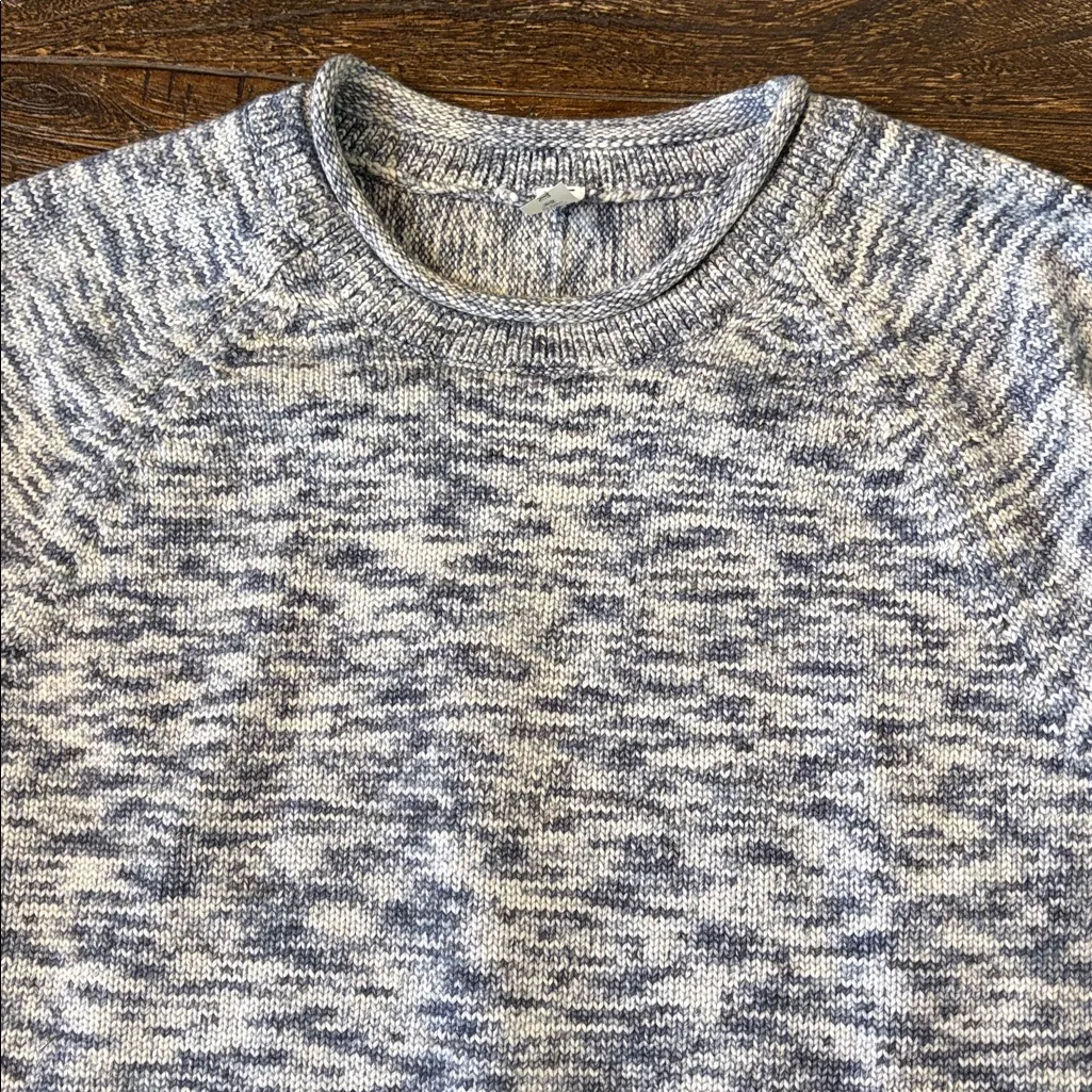 Lululemon Boxy Cotton Blend Sweater Night Sea True Navy Size Small EUC Gorpcore - Image 6