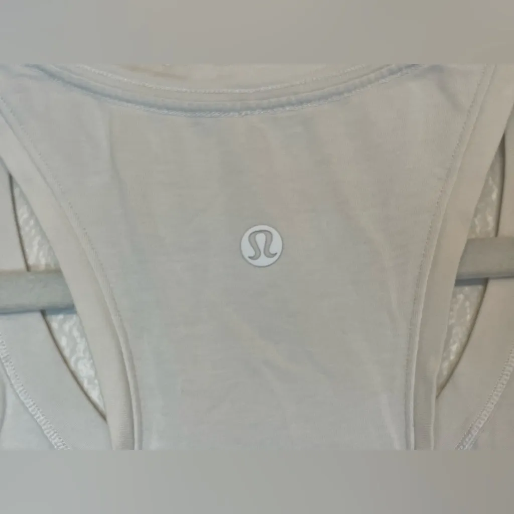 Lululemon Women’s Swiftly Tech Racerback‎ White Tank Top Size M - Image 8