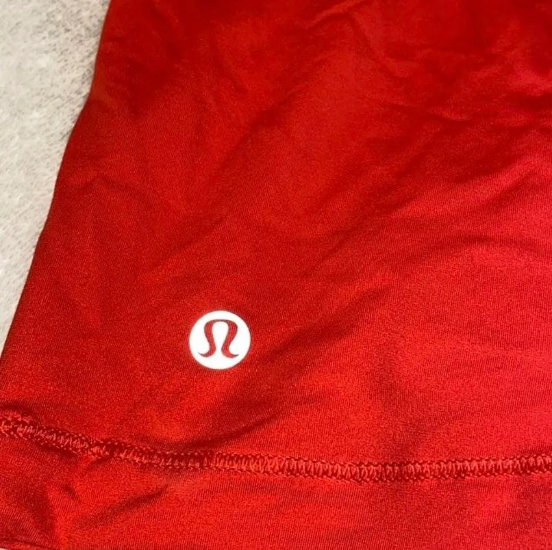 Lululemon  Tank Red Orange Top - Image 3