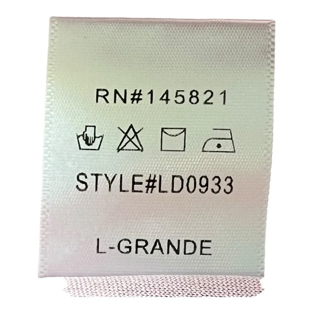 Listicle Chambray Long Sleeve Ruffle Tiered Dress Dusty Pink Women‎ Size Large - Image 10