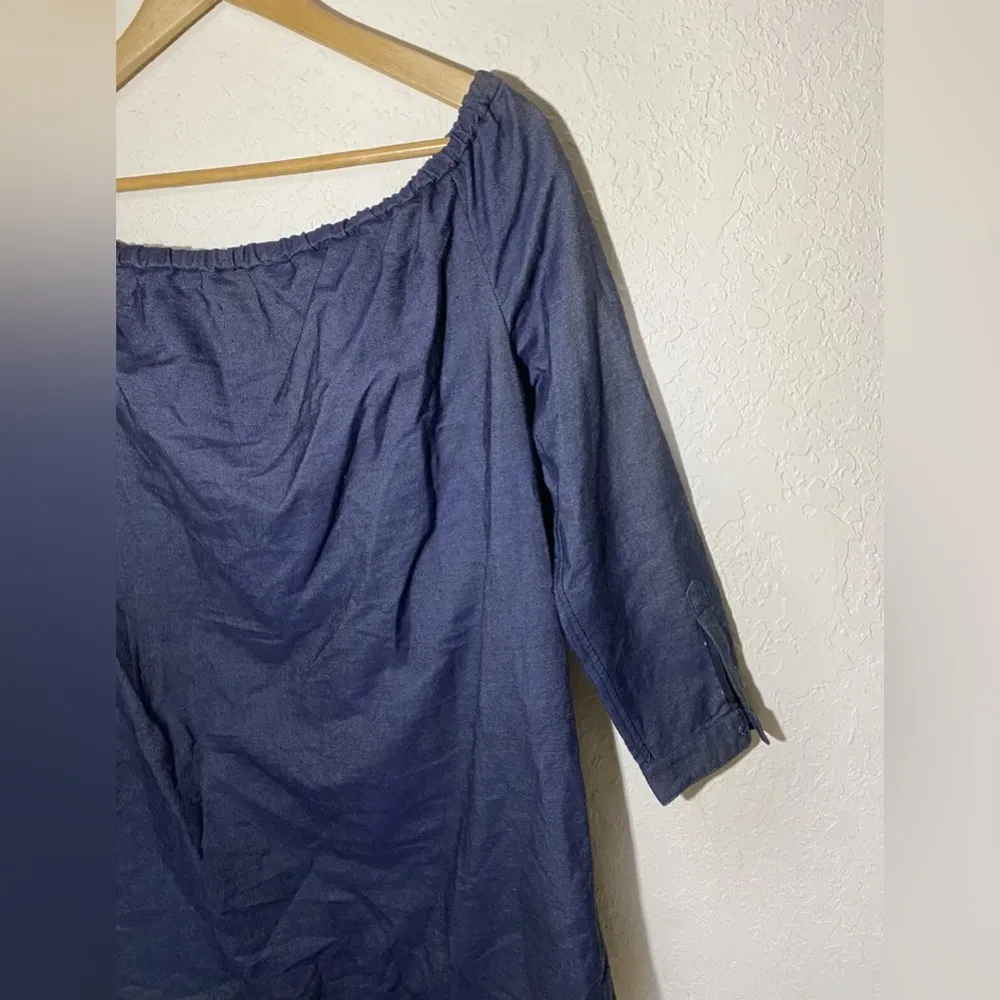 Rag‎ & Bone / JEAN Off The Shoulder Denim Mini Dress ( M ) - Image 3