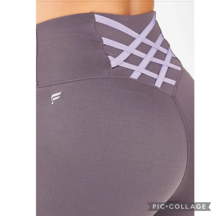 Fabletics Violet Kessler High Waisted Strappy 7/8 Leggings - Image 10