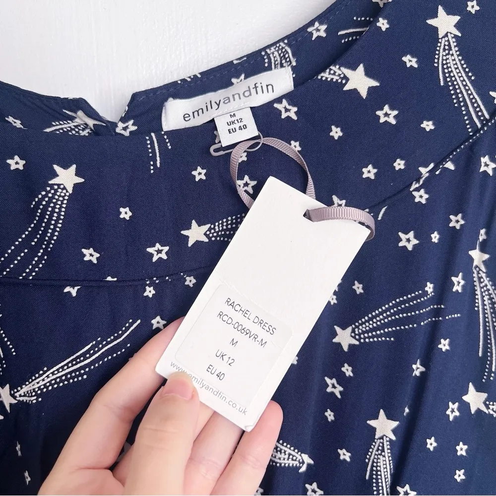 ModCloth • Emily & Fin Day After Day Dress in Shooting Stars navy comet print - Image 6
