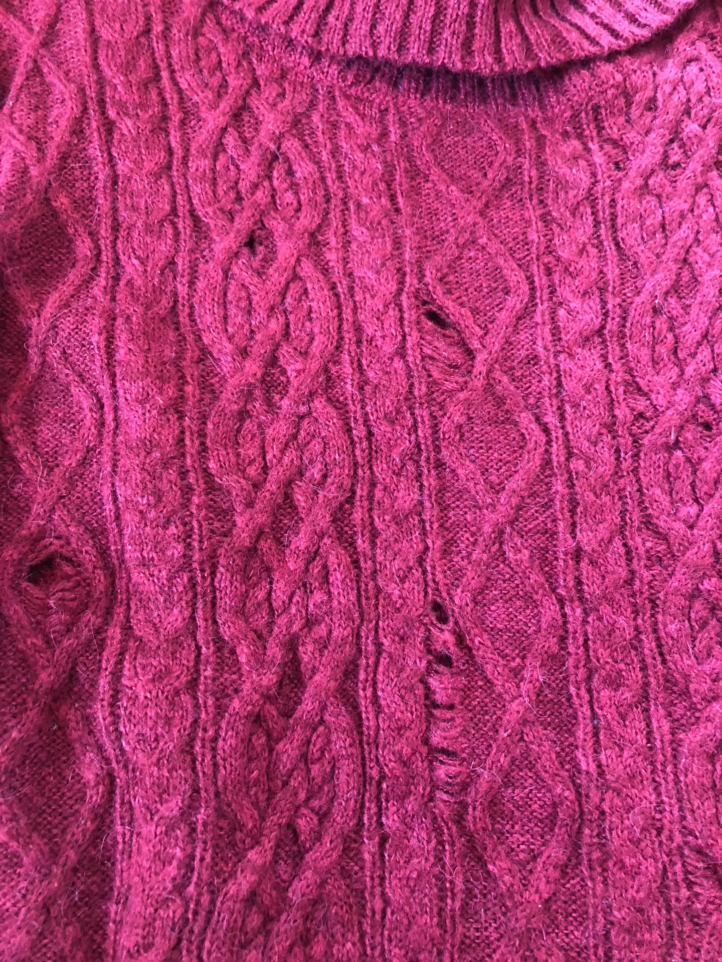 Free People Distressed Oversized Sweater - Image 3