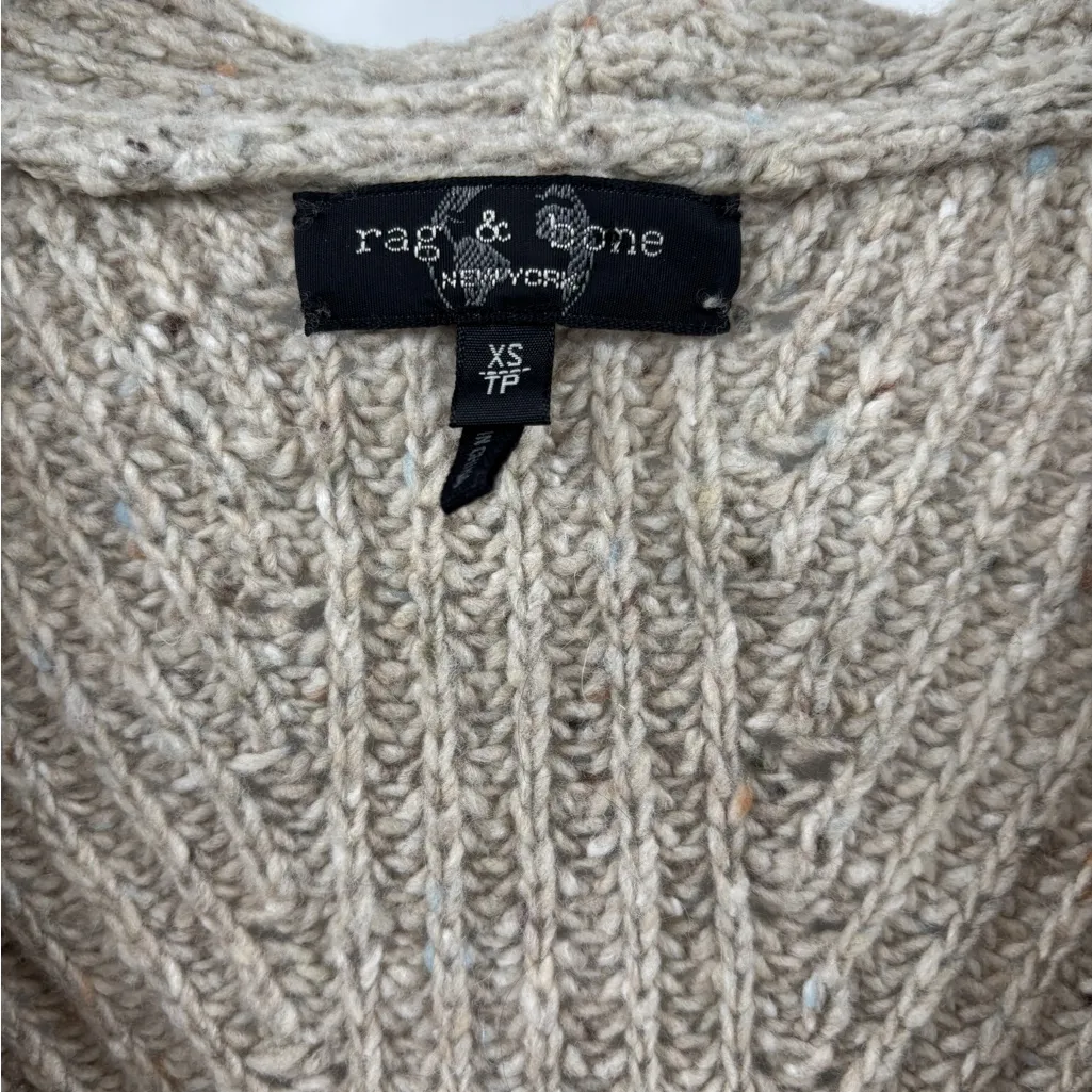 Rag & Bone Eco Donegal V-Neck Sweater - Image 4