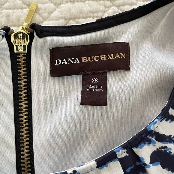 Dana Buchman Blue Ombré Cheetah Print Dress‎ Size XS - Image 5