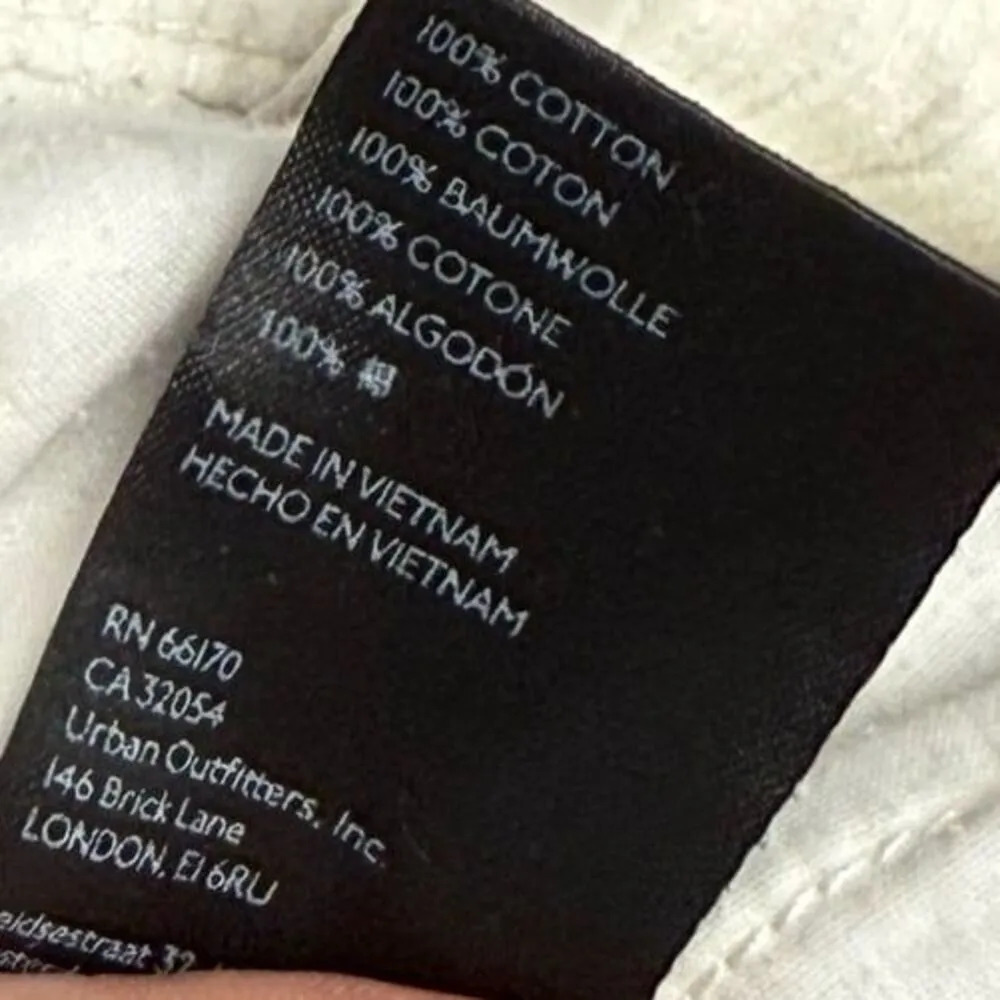 BDG Urban Outfitters white corduroy wide leg pants - Image 6