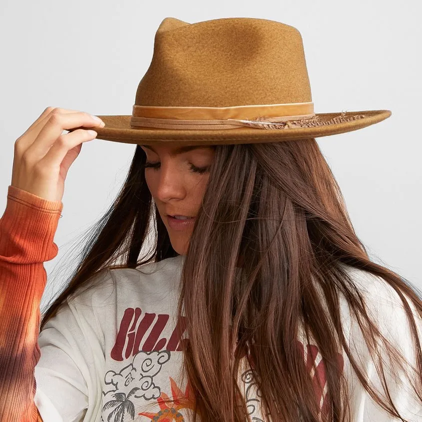 Stylish Tan Fedora Hat - Image 4