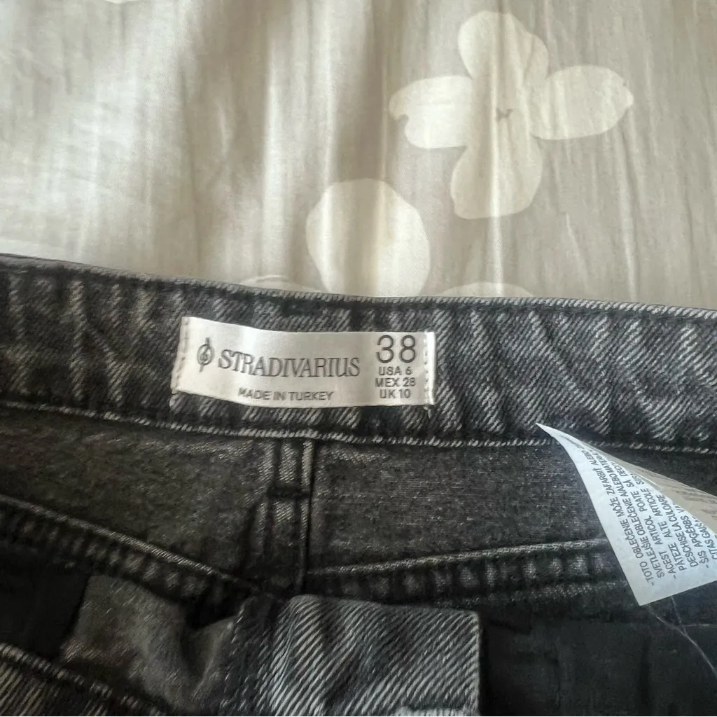 Stradivarius Denim stud skirt - Image 4