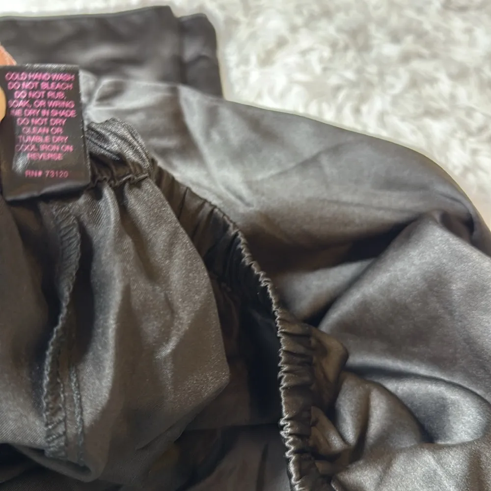 Frederick's of Hollywood Summer Lattice Lacing Pajama Set Satin Plus Size3X NWT - Image 9