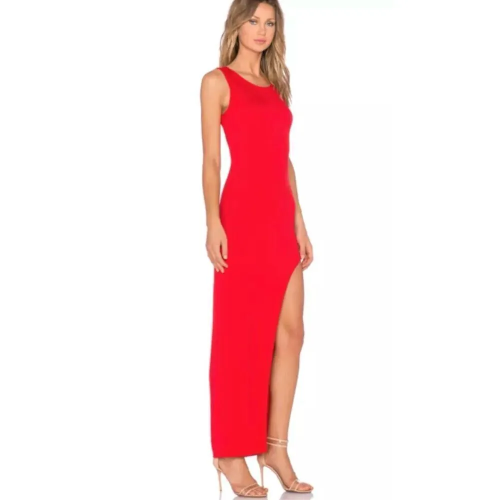 ✨NWT Lovers + Friends Passion Maxi Tank Red Sz XS Dress✨ - Image 2