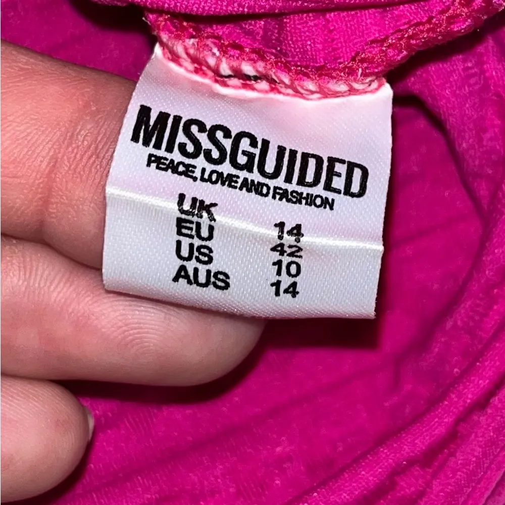 MISSGUIDED Ribbed Bodycon Dress sz 10 - Image 4