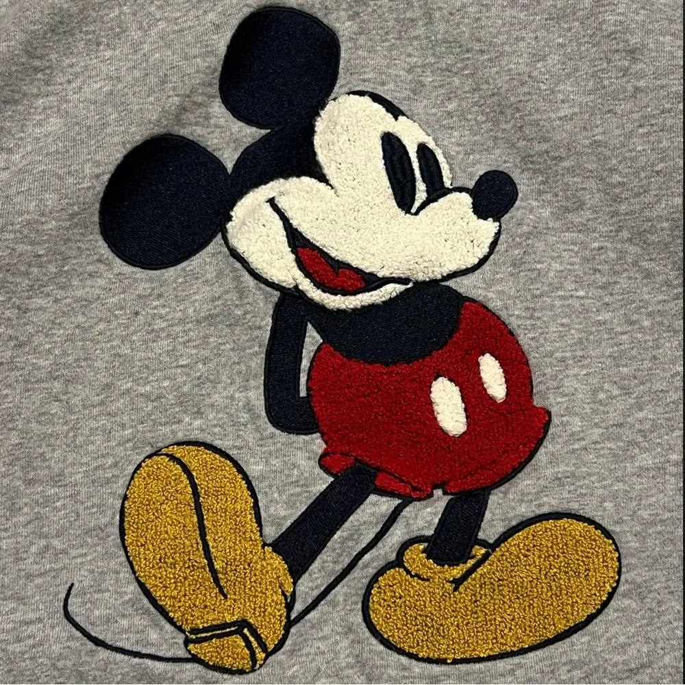 ★ Disney Parks Vintage Embroidered Mickey Mouse from Walt Disney World Hoodie ★ - Image 3