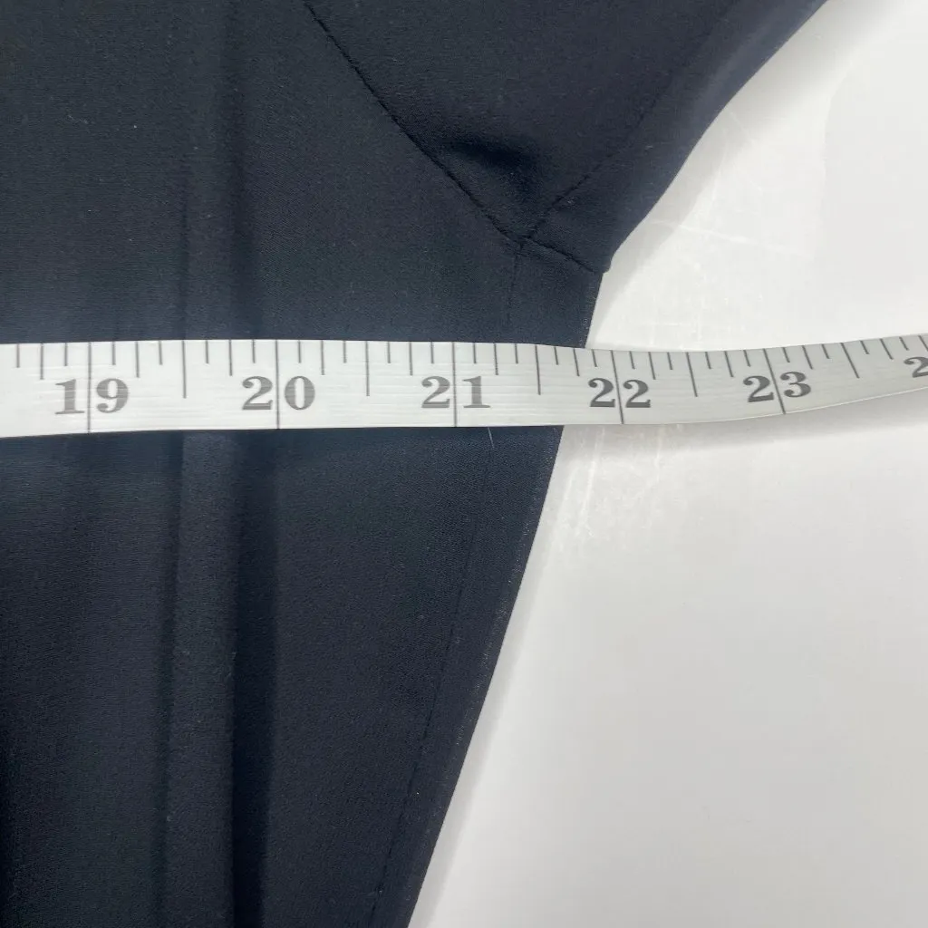 Vintage Dida International Sheer Black Maxi Shirt Dress Belted 13/14 - Image 8