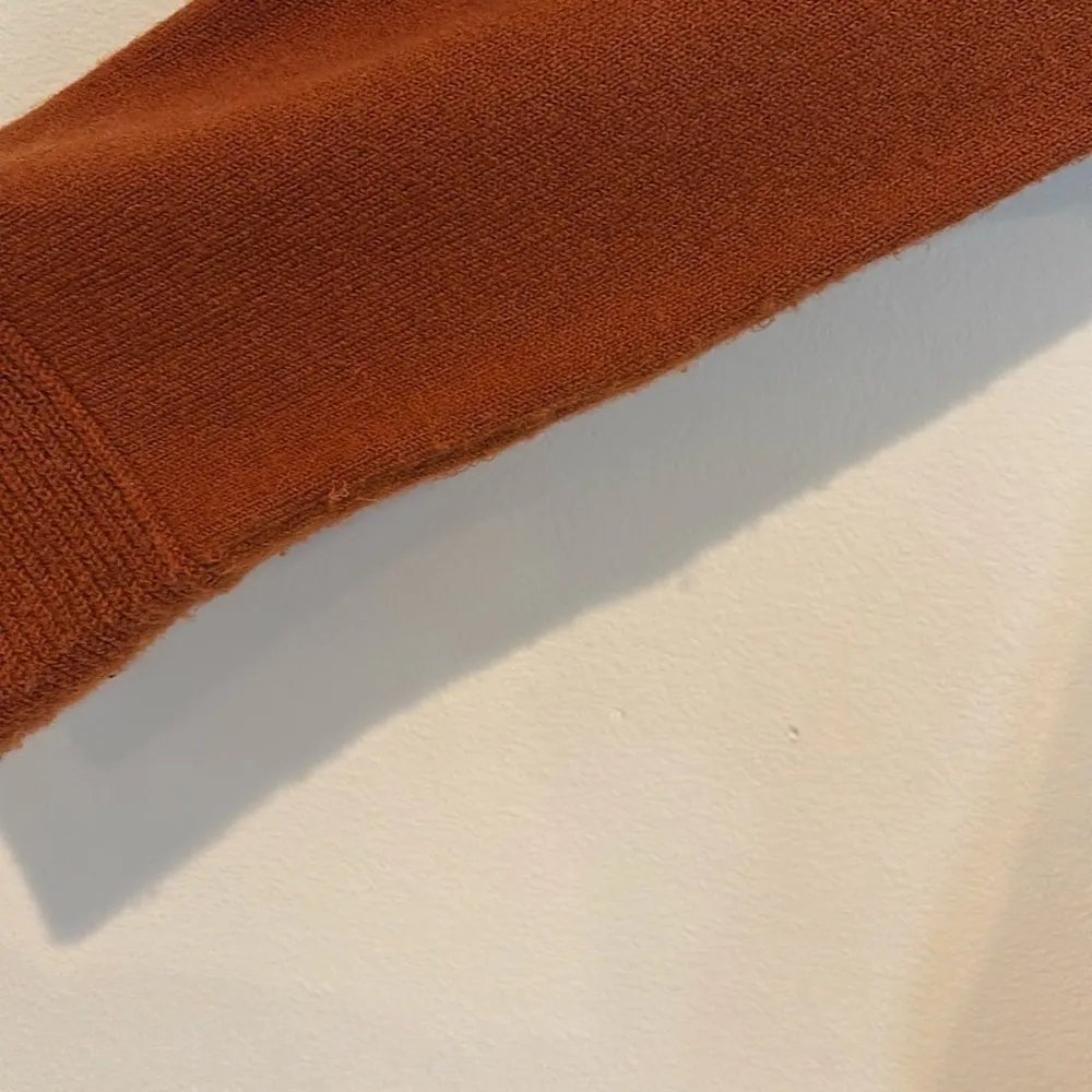 Michael Kors Size S Burnt Orange Turtleneck Sweater Wool Alpaca Blend Knit Luxe - Image 3