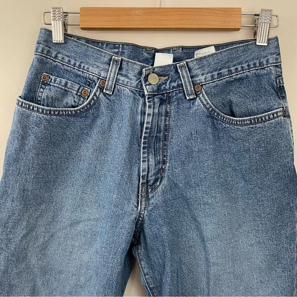 Vintage Y2K  Low Rise Flare all cotton Made in USA jeans womens 10 28 - Image 2