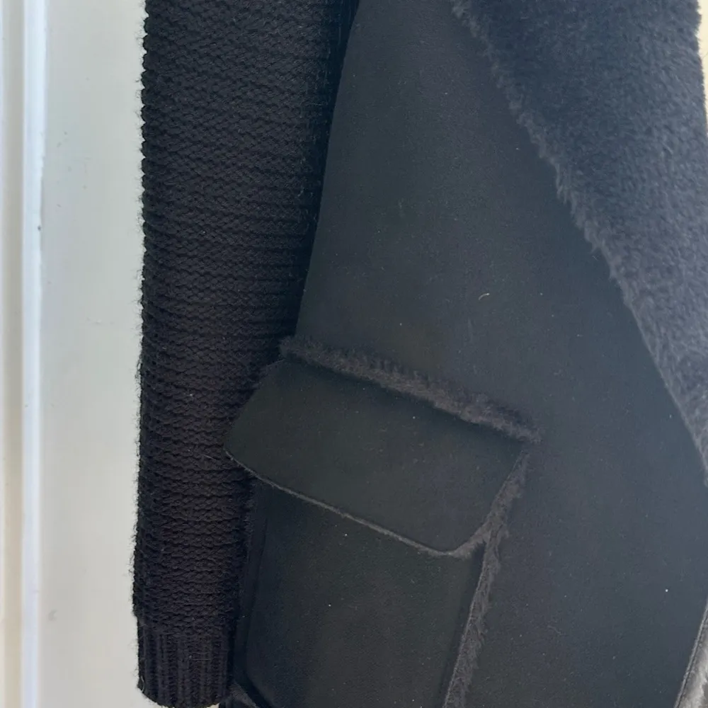 Love Token  Black Long Coat - Image 3