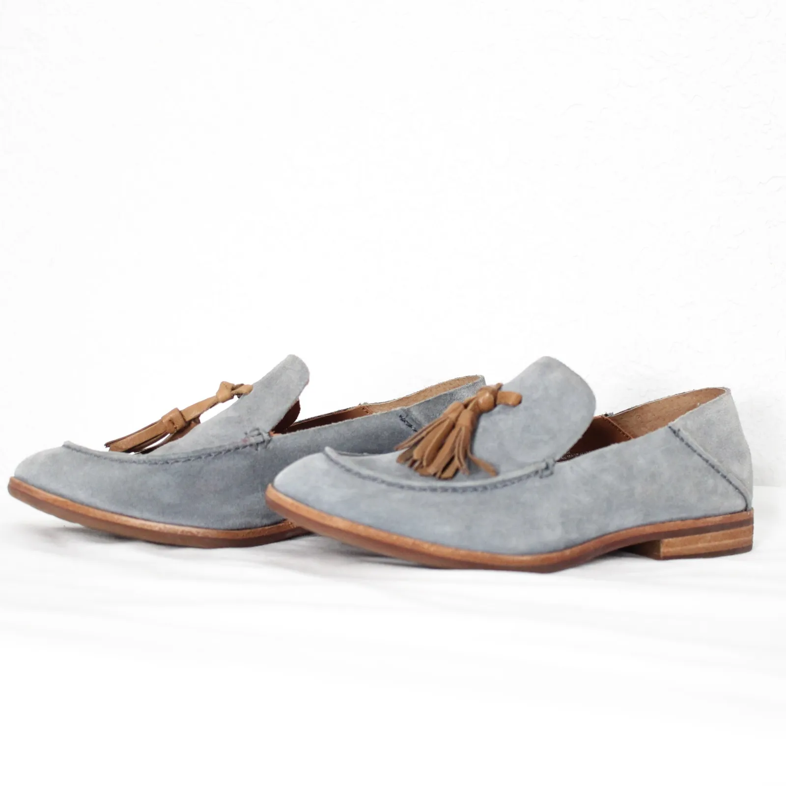 Kork-Ease Women's Blue Suede Tinga Loafer Size 6 Tassel - Image 3