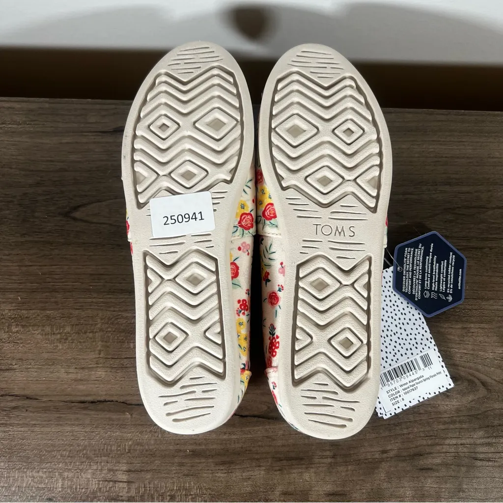 TOMS Alpargata Spring Floral Women's Shoe Size 8 #492A - Image 11