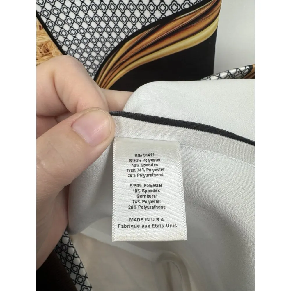 Clover Canyon Scuba Mini Dress Women Large Multicolor Tropical‎ Resortwear - Image 4