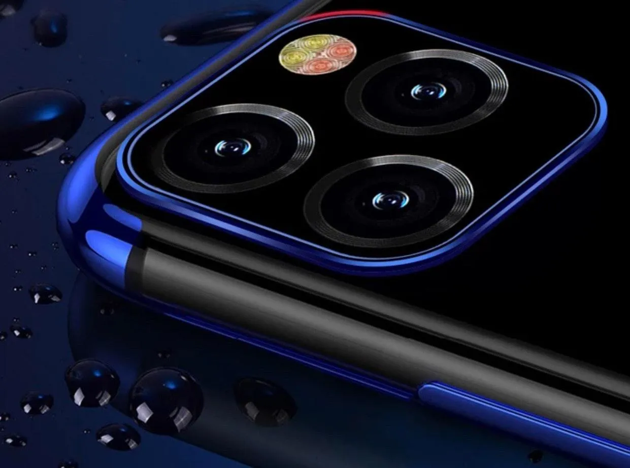 iPhone 11 Pro Max Fashion Air Bumper Anti-drop Case Blue - Image 6