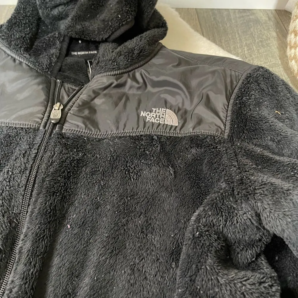 The North Face Osito Black Fuzzy Full Zip Up Jacket - Image 2