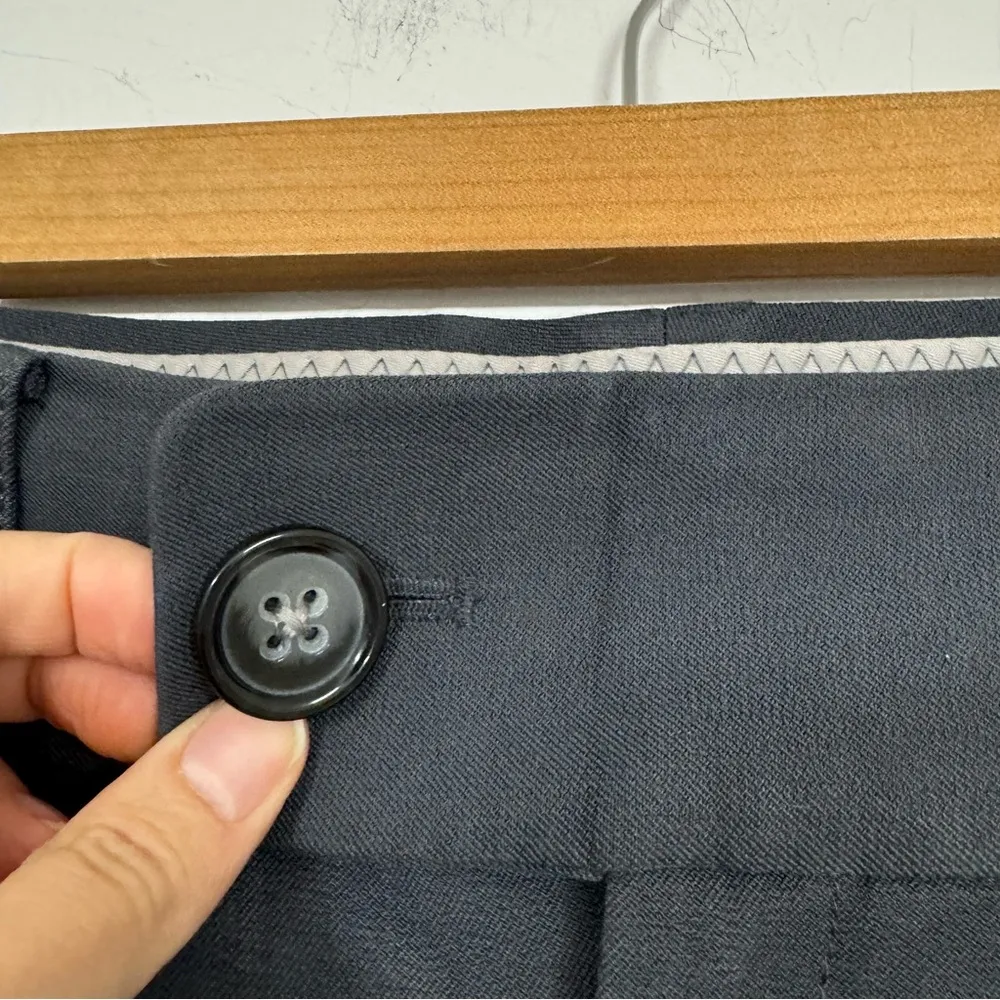 Banana Republic Martin Fit Grey Bootcut Trouser Dress Pants Womens 4 Stretch - Image 6