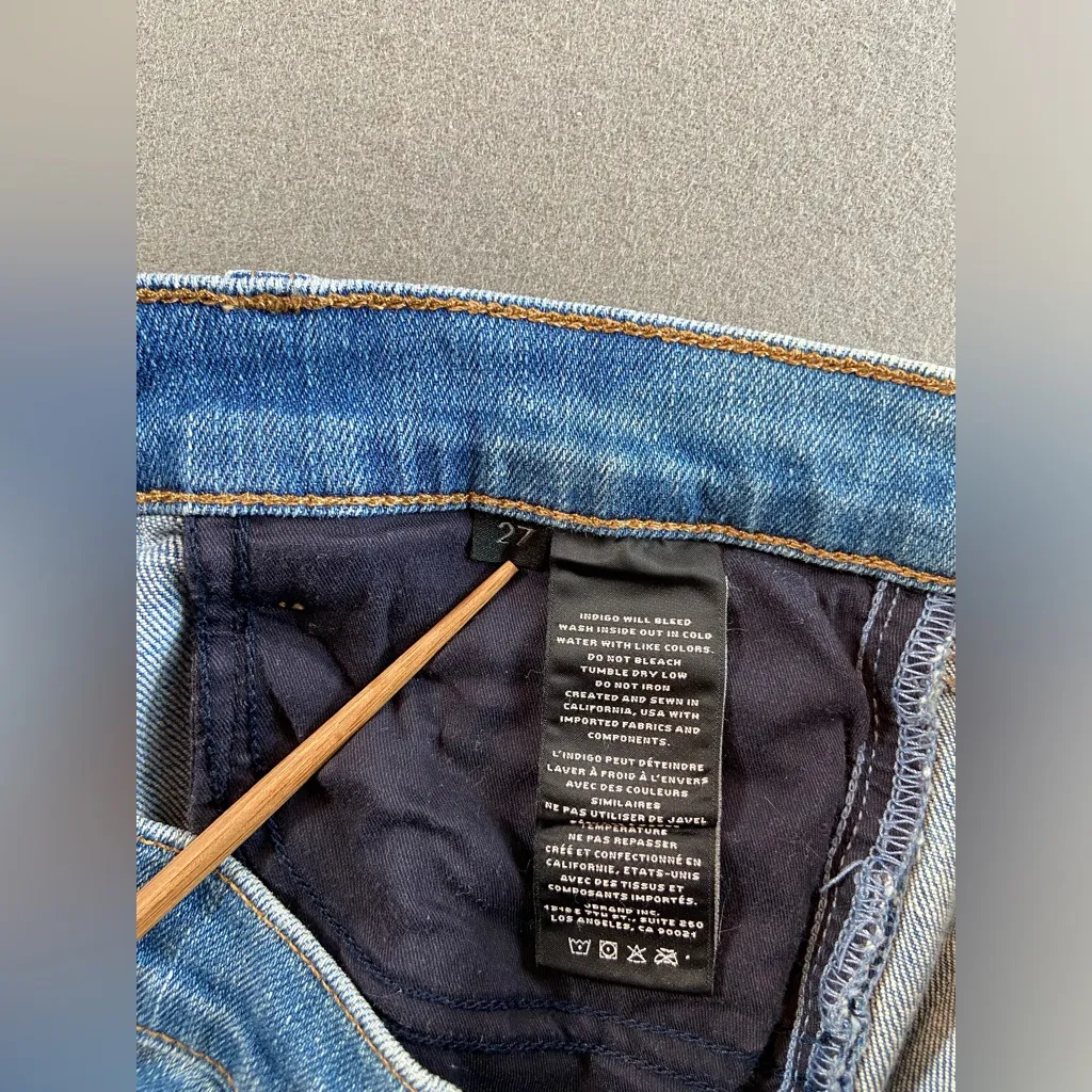 J Brand Jeans Valentina Pioneer Blue‎ Flare Size 27 - Image 7