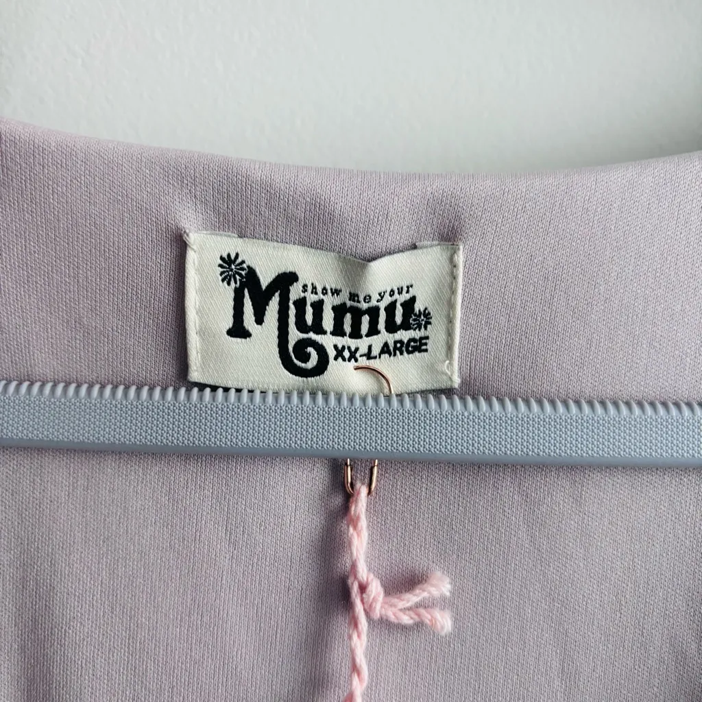 ** FINAL PRICE **Show Me Your MuMu Soft Purple Maxi Dress size XXL NEW WITH TAGS - Image 6