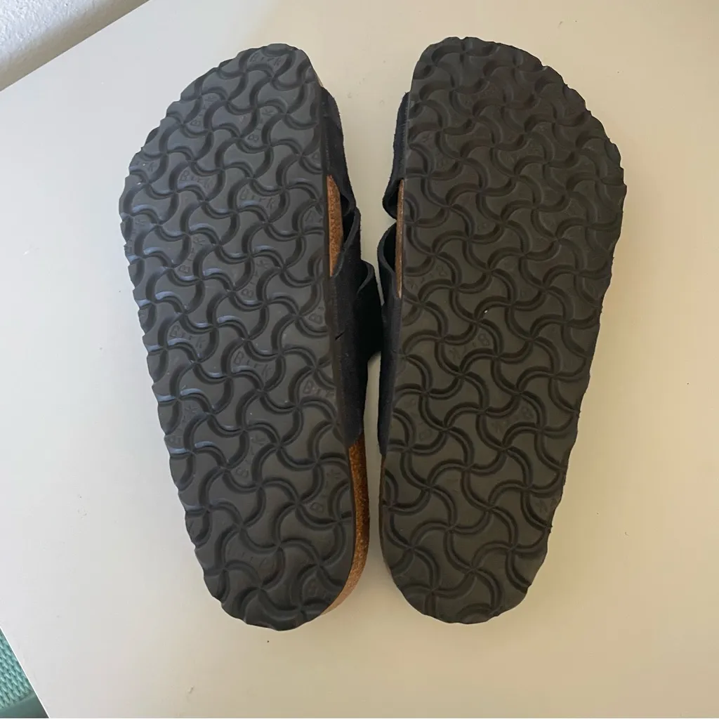 Birkenstock Lugano Soft Footbed Sandals in Midnight Blue Size 41 Women’s US 10 - Image 7