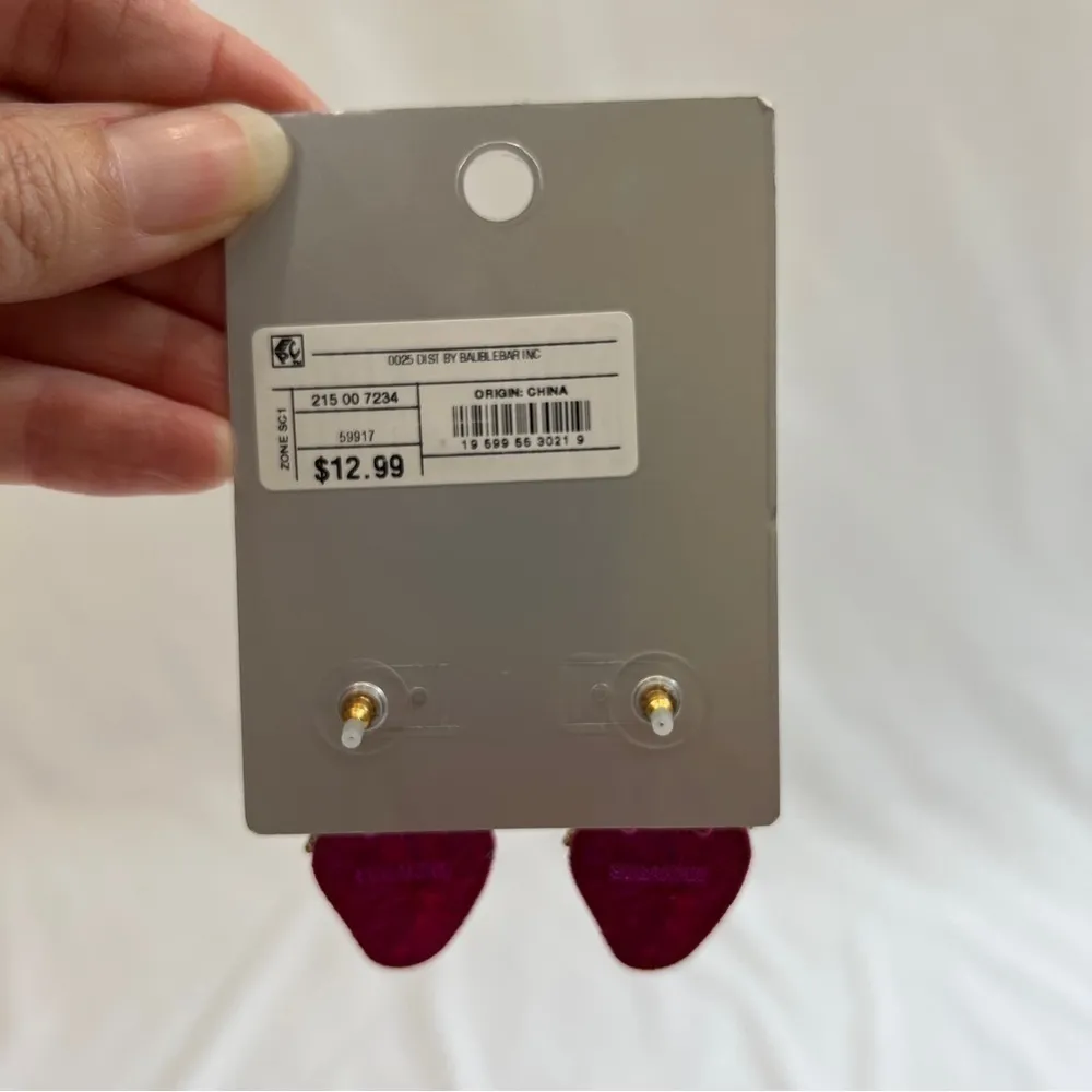 Sugarfix‎ by Baublebar Berry Tale Strawberry Dangle Drop Statement Earrings - Image 4