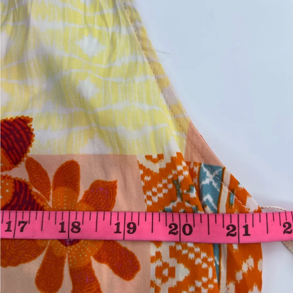 NWT Free People Tied To You Print Surplice Tank in Tropical Combo Boho Summer - Image 6