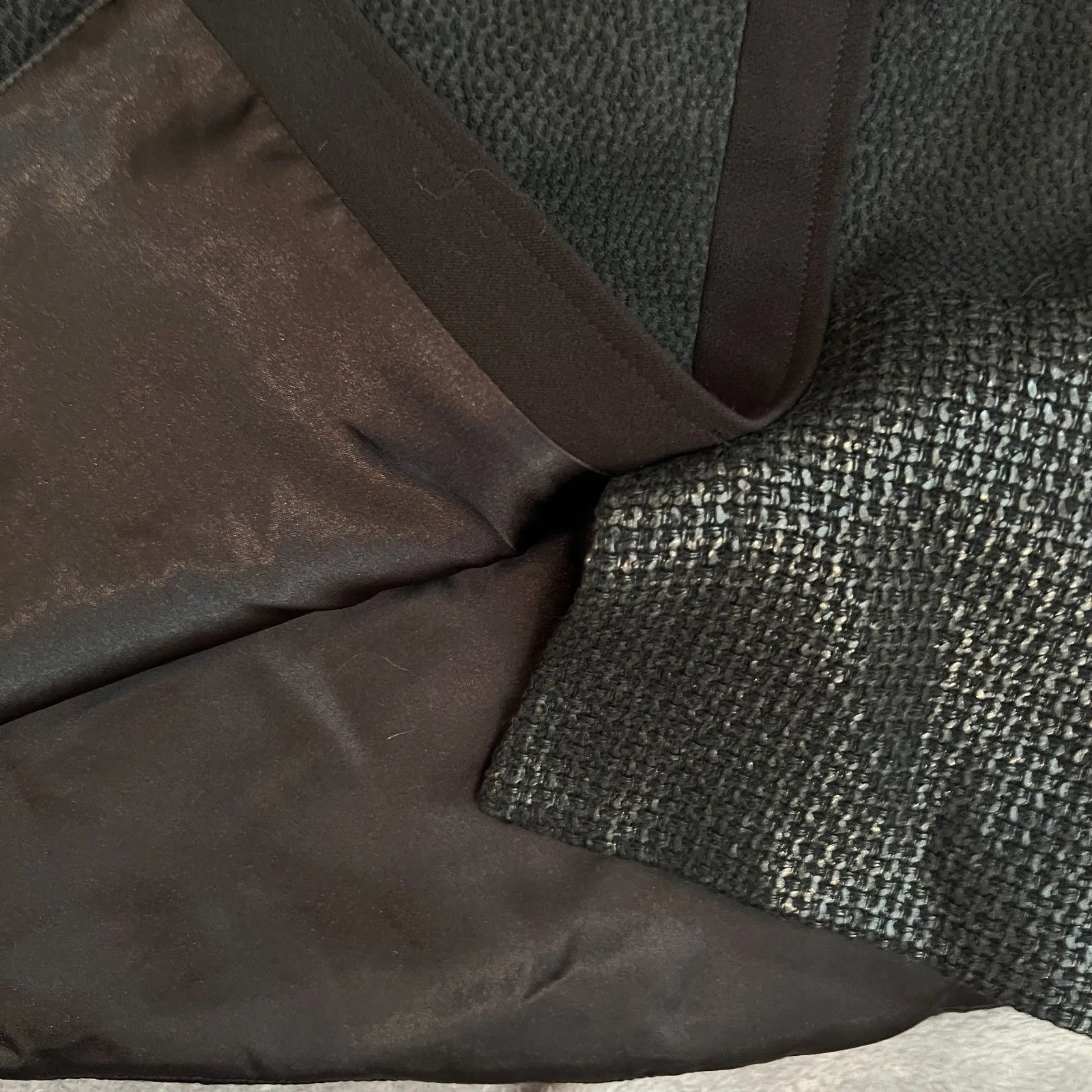 White House Black Market 2 skirt mixed fabric mini skirt - Image 4