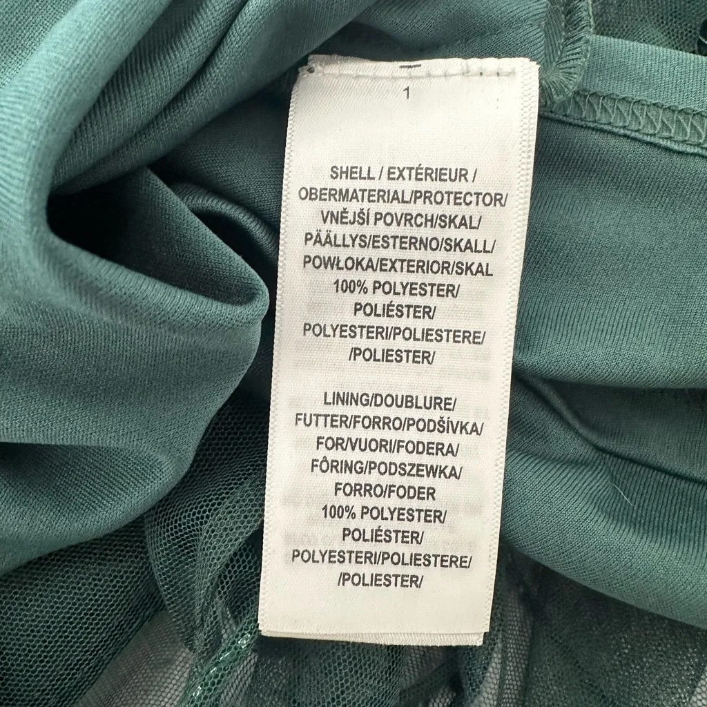 Adrianna Papell Emerald Green Beaded Dress - Image 9