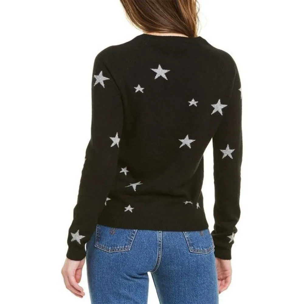 💕PHILOSOPHY💕 Cashmere Raglan Star Print Sweater Medium M NWT - Image 12