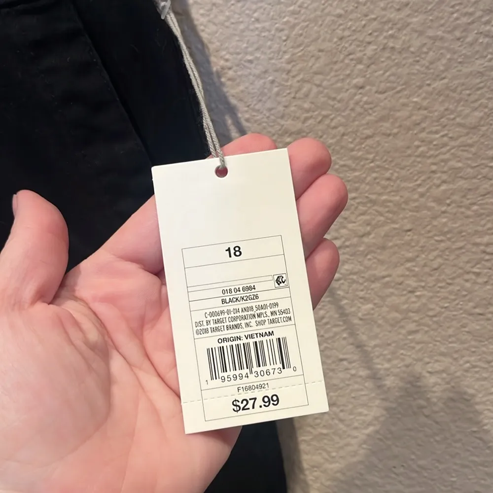 New A New Day Women’s High Rise Black Chinos Chino Pants Size 18 NWT - Image 5