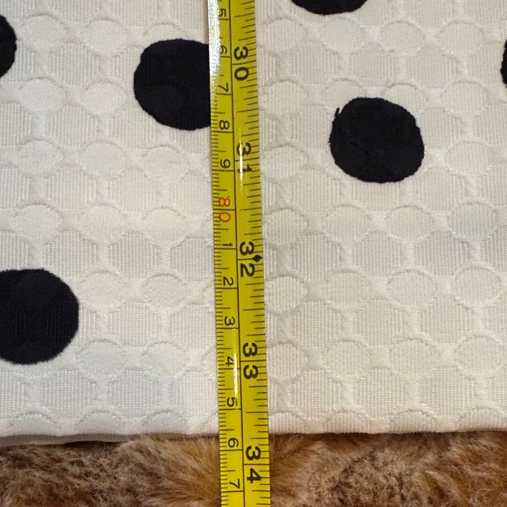 Tahari by Arthur S. Levine Elegant Blue and Black Polka Dot Dress size 8P - Image 5