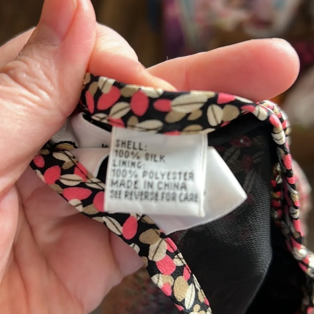 Talbots Petite 100% Pure Silk Skirt Size 4P - Image 7