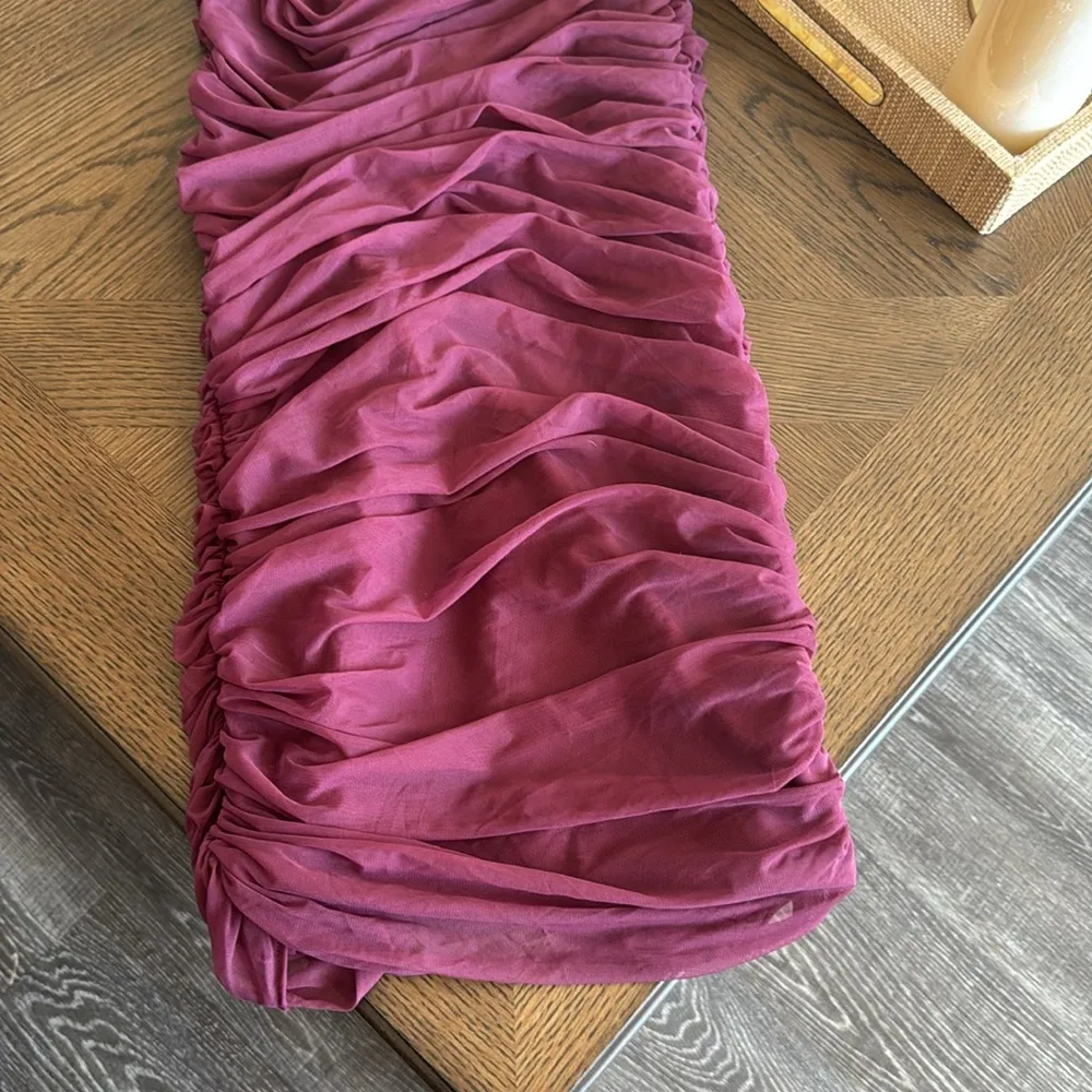 House of CB SAPPHIRE WINE GATHERED MAXI DRESS, Size Small, $239 - Image 11