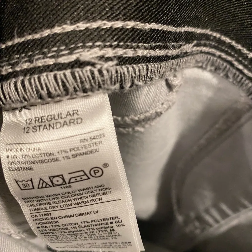 Old Navy Rockstar Jeggings Grey 12R Stretchy Comfy Mom Tummy Friendly - Image 4