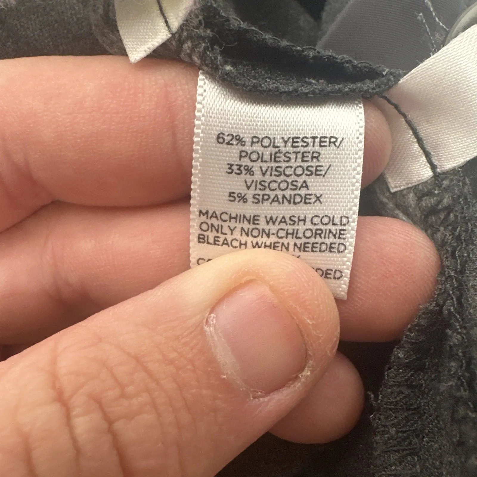 LOFT Women’s Gray Dress Pants Size 6 Career Work Office Slacks Straight Leg - Image 6