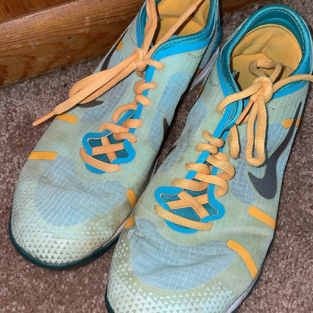 Nike Womens Lunarelement 615743-300 Blue Running Shoes Sneakers size 7 sports - Image 3