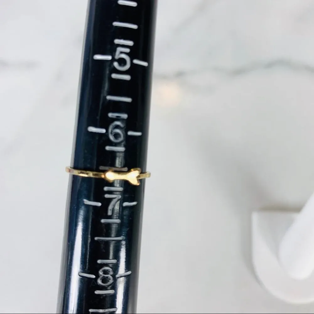 Gold Tone Arrow Ring Sz 6.5 - Image 3